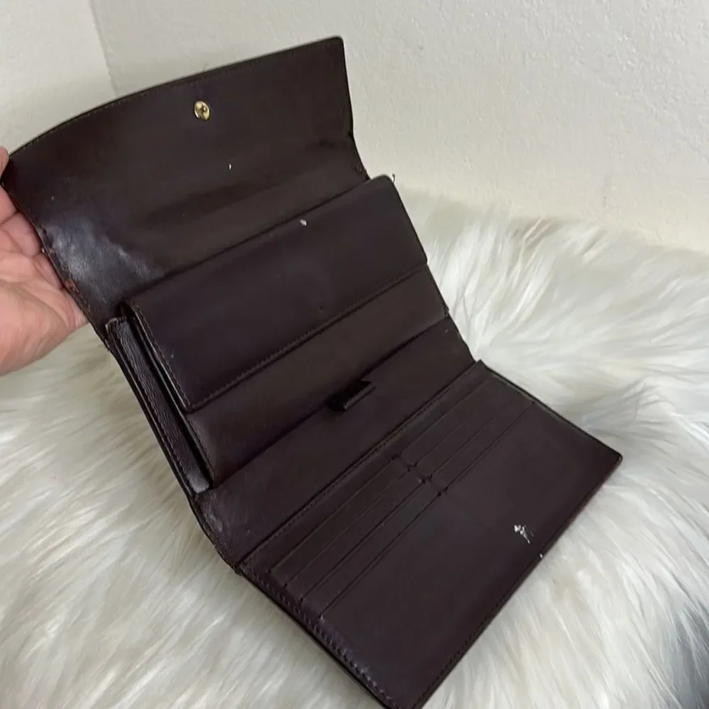 💯Authentic Louis Vuitton Vernis Trifold Long Wallet🍀